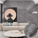 OEM Marble Effect Kitchen Wallpaper Dark Grey Marble Tile Effect Wallpaper