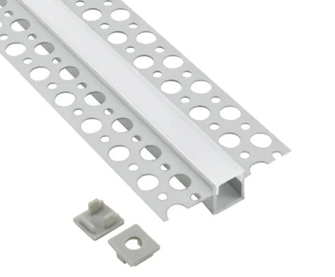 13mm IP20 LED Linear Light Corner Recessed Trimless Led Aluminium Profile
