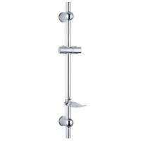 Buy cheap stainless wall mount shower sliding bar set rainshower pipe chromed soap dish product