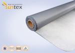 0.65mm 700℃ Stainless Steel Wire Reinforced Pu Coated Fiberglass Cloth For