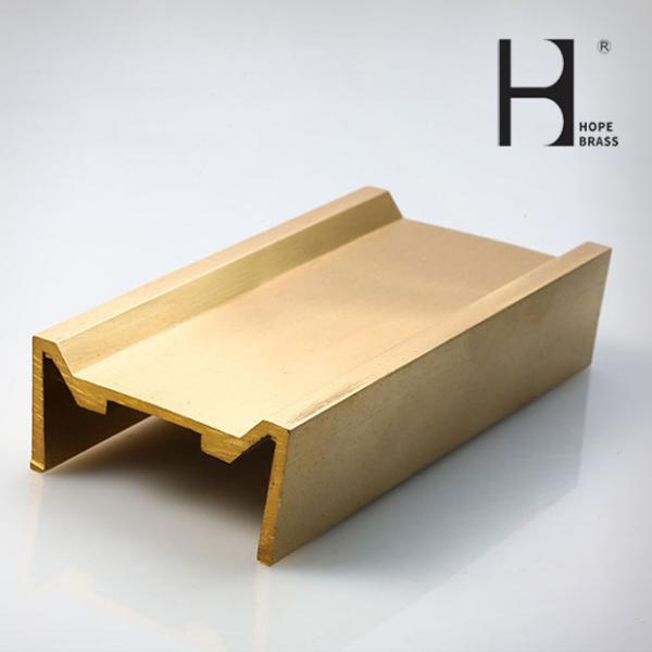 Buy cheap Anti Fade 58% Copper U Shaped Metal Channel For Door Construction from wholesalers