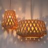 Buy cheap Wooden pendant light Creative Simple Nordic wood hanging lamp design for coffee shop lamp(WH-WP-82) from wholesalers
