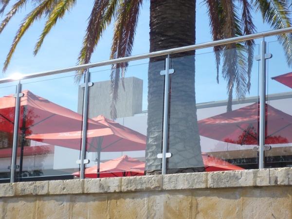 Buy cheap Flooring Mounted Stainless Steel Glass Railing For Outdoor Deck PR-GA from wholesalers