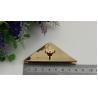 Buy cheap Design triangle shape light gold & nickel bag twist turn lock from wholesalers