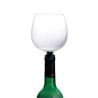 Buy cheap Borosilicate 16oz Wine Glass , Topper Drink Straight Wine Tasting Glasses from wholesalers