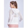 Buy cheap ODM Women'S Athletic Clothing Mesh Splice Lightweight Running Hoodie from wholesalers
