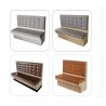 Buy cheap 120*60*1050 Mm Custom Made Furniture single booth seating leather wood card seat sofa from wholesalers