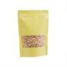 Buy cheap Custom Logo Kraft Paper Bag Pouch Brown Stand Up Zipper Bag With Aluminium Foil from wholesalers