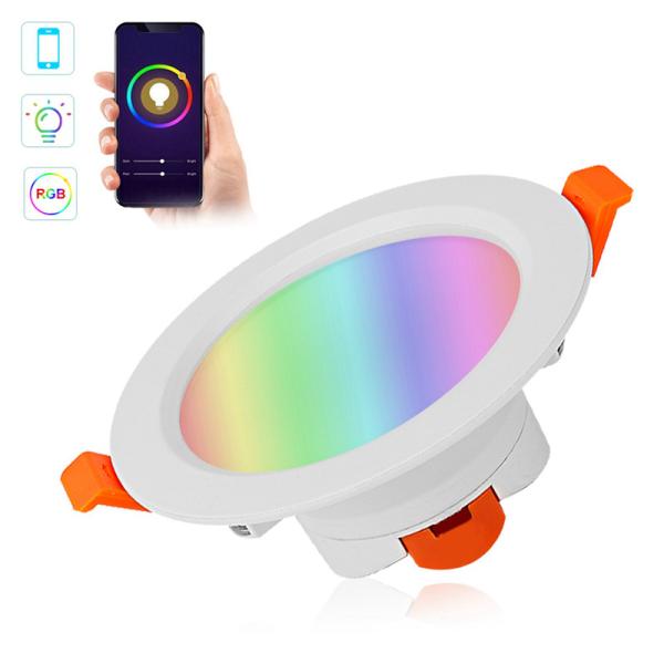 Buy cheap 9w Smart Downlight Bulbs Alexa Smart Led Down Light Voice Control from wholesalers