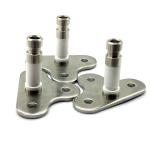 Stainless Steel Custom Stamped Metal Parts Anodized Progressive Stamping Parts