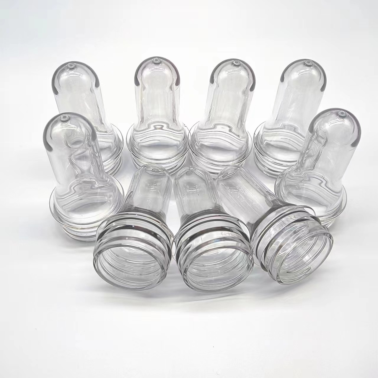 Transparent PET Bottle Preform Wear Resistant Leakproof