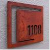 Buy cheap Laser Cut House Room Metal Door Name Plaques Garden Metal Ornaments from wholesalers