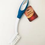 Grout Tile 25cm 62g Cleaning Scrub Brush Small Narrow Stiff Bristle Grip