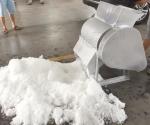 Snowflake Ice Block Crusher Machine Stainless Steel