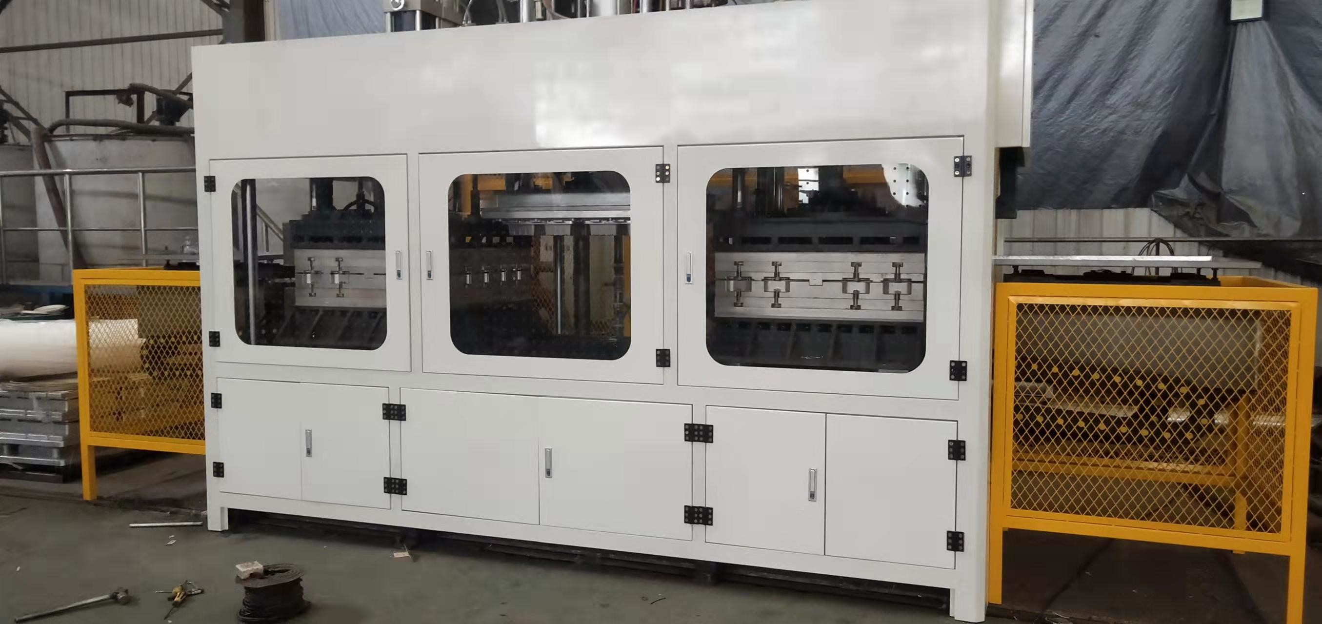 Forming Bagasse Pulp Molding Machine 30kw Disposable Plastic Container Making