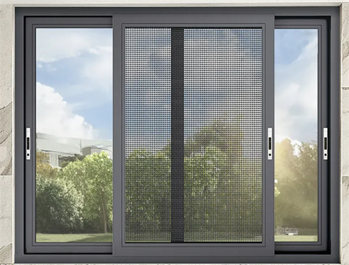 Simple Design Residential Glass Balcony Aluminum Frame Sliding Windows With Glass