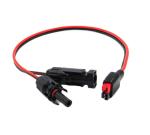 10AWG Mc4 Cable General Weathering Resistant Panel Mount Mc4 Connector
