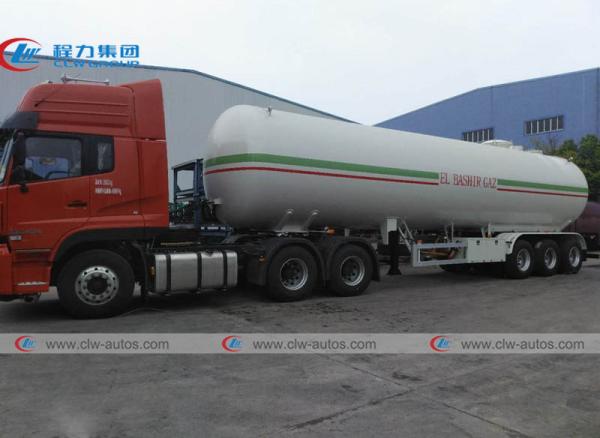 Buy cheap 56M3 Lpg Tanker Semi Trailer For LPG Transport LP Gas Tank Semi Trailers from wholesalers
