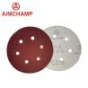 Buy cheap Red Round Sanding Disc 5 Inch 125mm Aluminum Oxide Sand Paper 6 inch 150mm from wholesalers