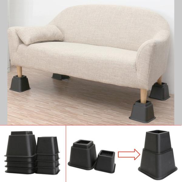 Buy cheap ROHS USB Port 5inch Adjustable Bed Risers Lifts Heavy Duty from wholesalers