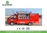 Eco Friendly Electric Fire Truck / Fire Fighting Vehicle With Enclosed Cabin