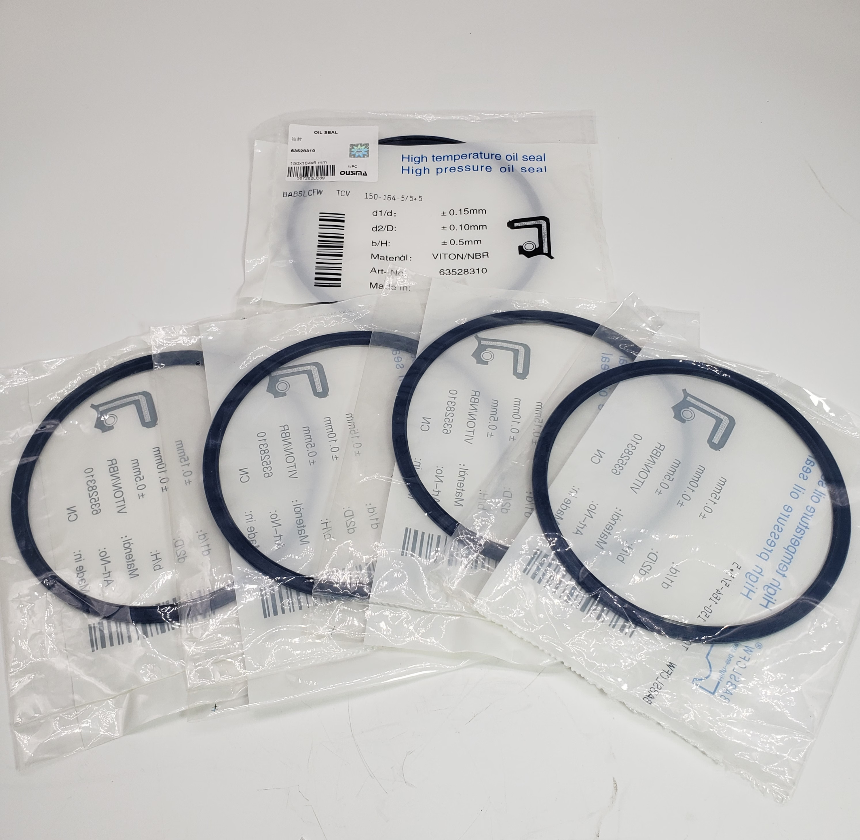 High Pressure And High Temperature Oil Seal 63528310 BABSLCFW TCV 150-164-5/5.5