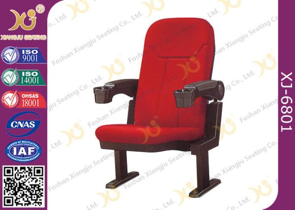 Buy cheap Fabric Cushion Spring Recovery Theater Chairs , Commercial Cinema Seating from wholesalers