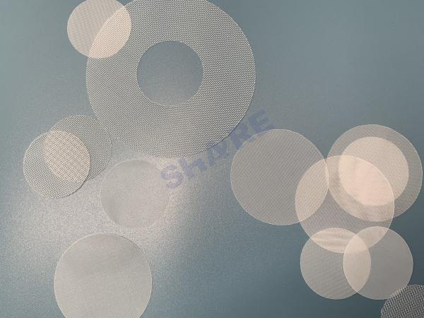 Buy cheap Polyester Filter Mesh Precut Disc Screen Thermal Resistant For Oil Heater Filter from wholesalers