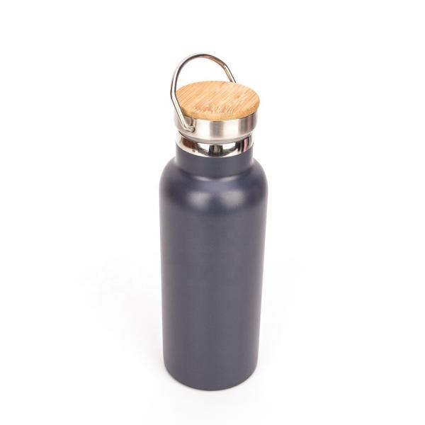 Buy cheap 500ml 17oz Personalised Insulated Water Bottle Grey Powder Coating 7.8*23cm Size from wholesalers