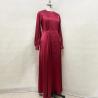Buy cheap Turkey Arab Oman Elegant Satin Dress Long Sleeve For Women Muslim from wholesalers