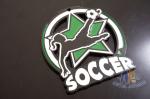 Die Casting Zinc Alloy Soft Enamel Metal Soccer Glow In The Dark Medals For Any