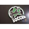 Buy cheap Die Casting Zinc Alloy Soft Enamel Metal Soccer Glow In The Dark Medals For Any Events from wholesalers