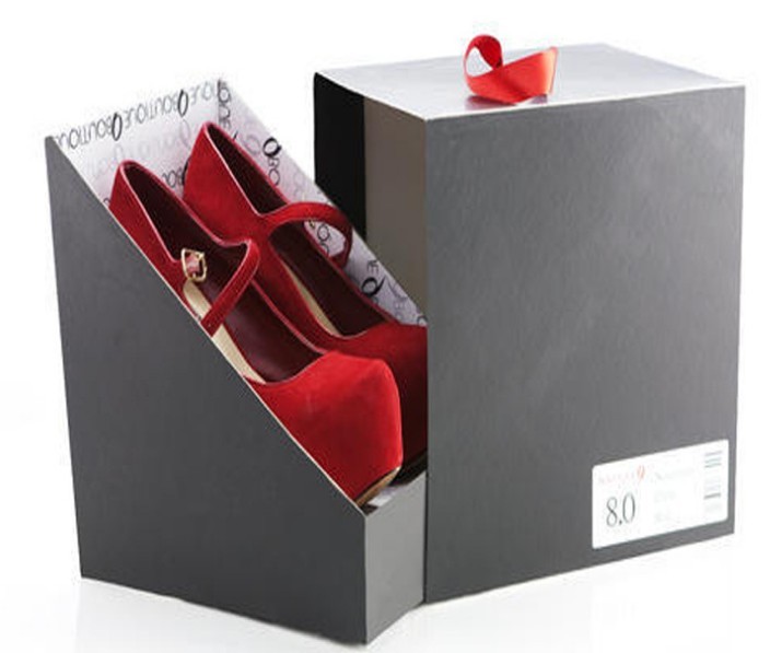 drawer shoe packaging box lady shoe paper box sports shoe slide packaging gift box