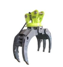 Buy cheap Light Weight Mini Excavator Attachments , Mini Excavator Grapple Wooden Stone from wholesalers