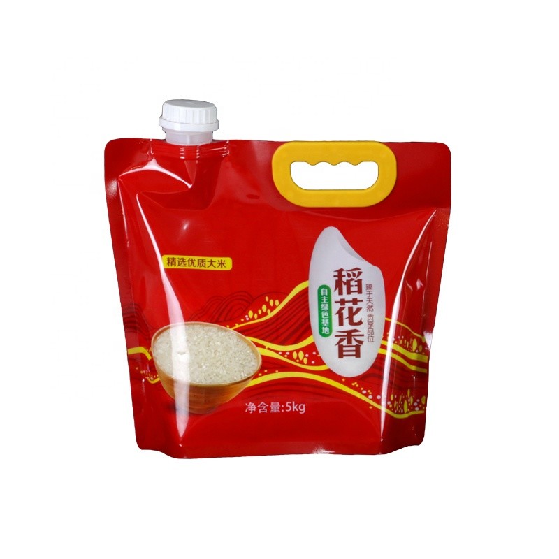 Custom Gravure Printing Stand-up Spout Pouch For Beverage Liquid Milk Fruit Drink Juice Plastic Packing Bag