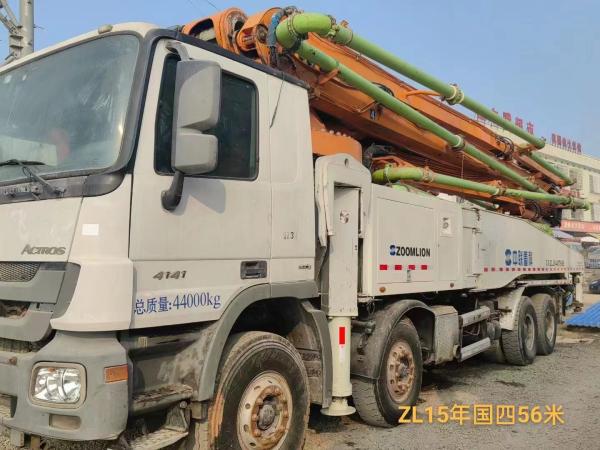 Buy cheap 2015 Zoomlion Used Concrete Pump Truck 56 Meter Remanufactured from wholesalers