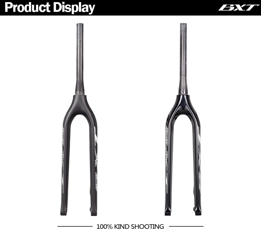 T800 Carbon Mountain Bike Fork 29er Thru Axle Carbon Fiber Disc Brake
