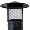 Buy cheap Outdoor Patio Backyard Garden Camping Steel Wood Burning Firepit with Rain Cap Poker Black from wholesalers