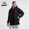 Buy cheap Zip Plain Street Wear Hoodie Men Slim Heavyweight Cotton Sweatshirt from wholesalers