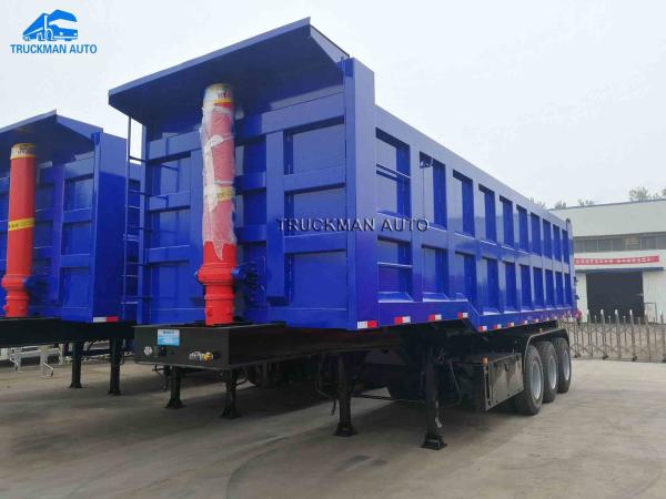 Buy cheap 60000kg 3 Axle Dump Trailer For Bauxite Coal Gravel Transport from wholesalers