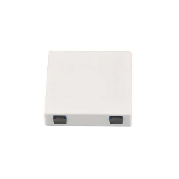 Buy cheap 18mm Ftth 2 Ports Fiber Optic Terminal Box 86 Faceplate Wall Socket from wholesalers