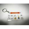 Buy cheap Custom Full Color Print Luggage Tag Punch Hole Plastic Pvc Tags from wholesalers
