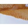 Buy cheap 12mm Stainless Steel Ring Mesh Curtain Gold Color Hotel Decoration from wholesalers