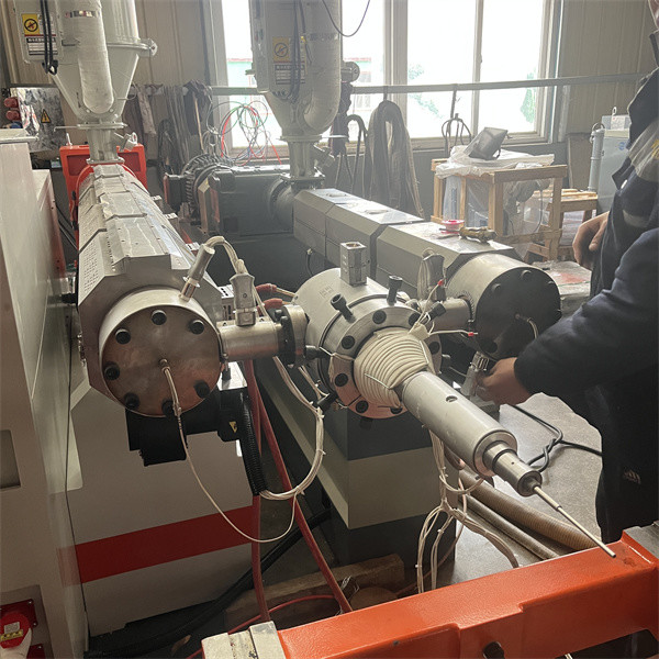 High Efficiency Double Wall Corrugated Pipe Machine Plastic Sylphon Bellows Extrusion Machine