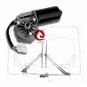 Buy cheap 12V 24VDC Rear Windscreen Wiper Motor For Bus Excavator from wholesalers