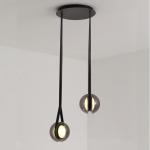 Nordic Modern Pendant Lights Glass Leather Belt Yo-yo Hanging Lamp(WH-GP-168)