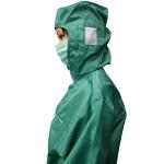 5mm Gird Washable ESD Anti-Static Bunny Suit For Cleanroom Workwear