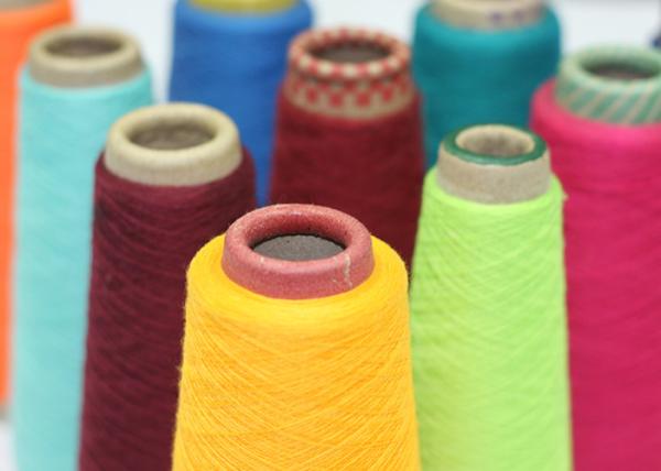 Buy cheap Colourful Sewing Thread Yarn , Single / Double Plys Polyester Staple Yarn from wholesalers