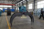 Excavator Attachment Heavy Duty Hydraulic Rock Grab Suitable For 20T 30T