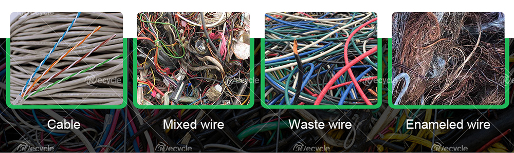 Copper Wire Recycling Machine for Computer Wires within Customer Requirements